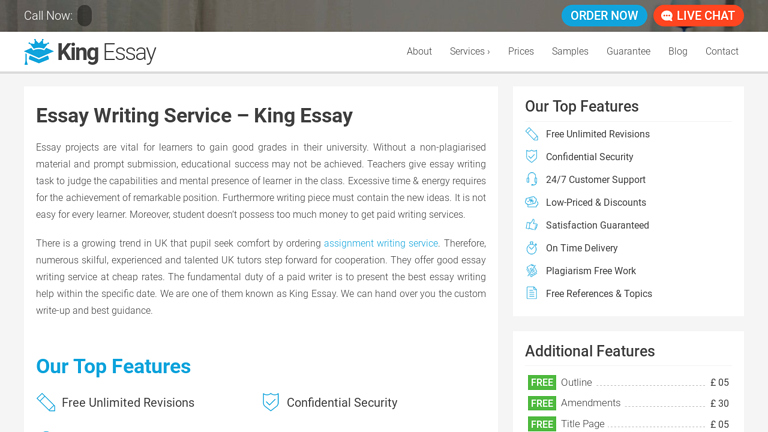 KingEssay.co.uk review