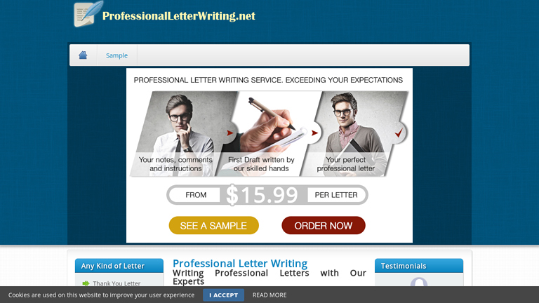 ProfessionalLetterWriting.net review