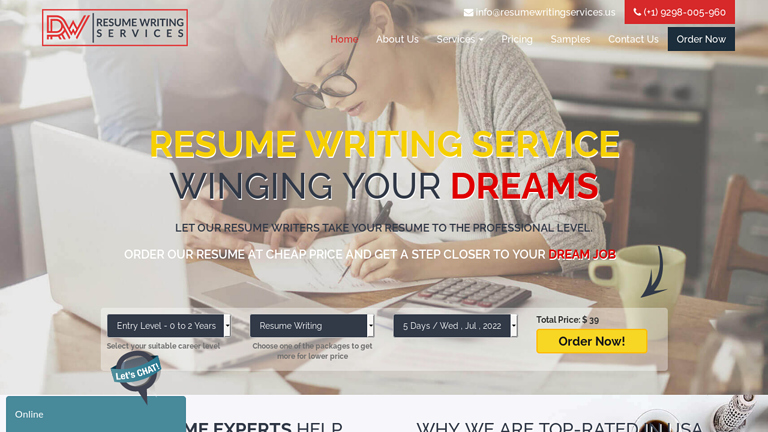 ResumeWritingServices.us review